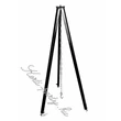 BITANG állítható bográcsállvány 220 cm