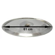 Rozsdamentes fedő 61 cm