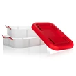 Red party box 40x28x17.8cm