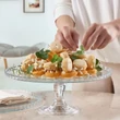 Peremes üveg tortatál 32 cm