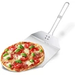 Rozsdamentes pizzalapát, kihajtható nyéllel