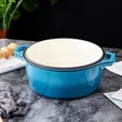 Zománcozott öntöttvas 2az1 lábas, szeletsütő fedővel 26 cm 