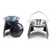 Bográcsozás lángőrrel