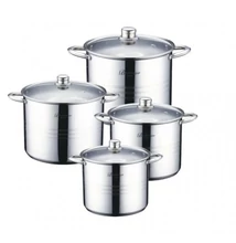 Bachmayer üvegfedős fazék készlet 8.6l-10.6l-12.9l-15.5liter