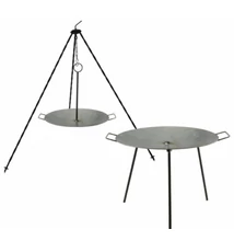 Akasztható + 3 rövid lábbal hús sütő tárcsa 60 cm