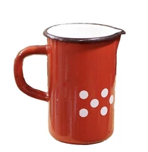 Zománcozott magas mércés bögre 0.5 liter