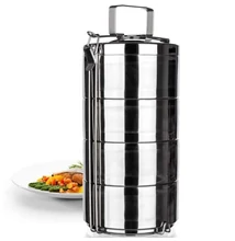 ROZSDAMENTES DUPLA-FALU ÉTELHORDÓ 4 RÉSZES