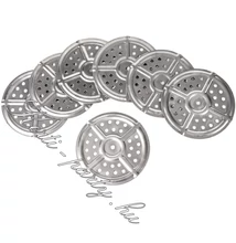 Rozsdamentes gázlemez 12,7 cm Rozsdamentes gázlemez 12,7 cm