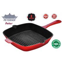 Zománcozott öntöttvas grill serpenyő 26cm