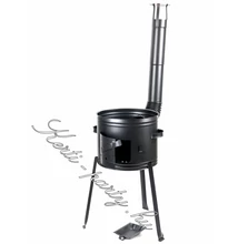 MAGAS BOGRÁCSHÁZ + KÖNYÖK + KÉMÉNY 42CM