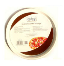 Kerámia bevonatos pizza sütő lap 33cm  ( Piros ) 