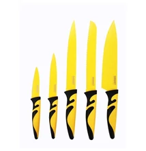 TAPADÁSMENTES KÉSKÉSZLET SYMBIO NEW GIALLO 5 RÉSZES