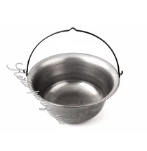 Natúr vastag vasbogrács 30 liter