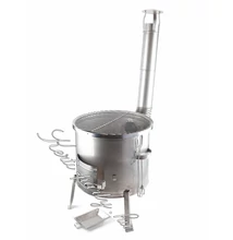 36cm Rozsdamentes bográcsház + grillrács 36 cm (9 részes)