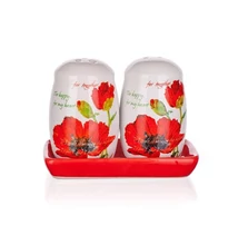 Pipacs Só-bors szóró + tálca