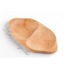 Fa tálalótányér 2 részes 38 cm
