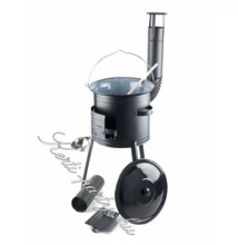 36cm magas bográcsház+ 10 literes zománcos bogrács(10részes)