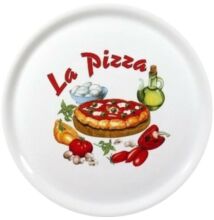 Kerámia pizzatányér 31 cm (4 választható minta) 