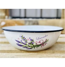 ZOMÁNCOZOTT LEVENDULA TÁL 0.6 LITER