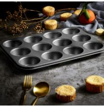 Bevonatos muffin sütőforma 12 részes