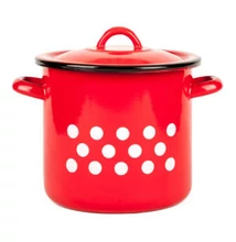 PÖTTYÖS ZOMÁNCOZOTT FAZÉK 4 LITER