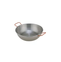 PAELLA FÜLES SERPENYŐ POLÍROZOTT 55 CM