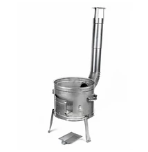 Rozsdamentes bográcsház+könyök+kémény 45cm Rozsdamentes bográcsház+könyök+kémény 45cm