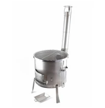 39cm Rozsdamentes bográcsház + Grillrács 40 cm (8 részes) 