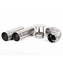 Rozsdamentes füstcső szett 4részes (108mm)