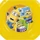 Minion lapos tányér 22 cm