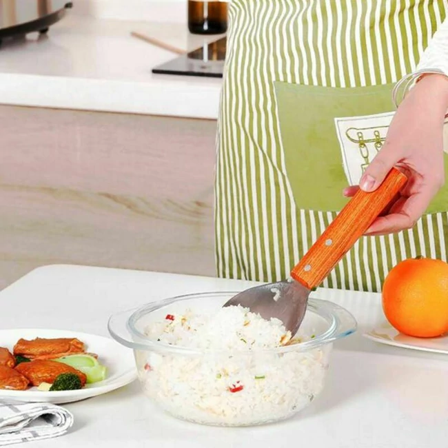 Fanyelű rizskanál 8 cm Fanyelű rizskanál 8 cm