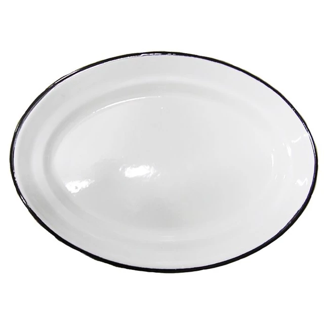 Zománcozott tálalótányér 36cm