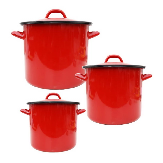 PIROS ZOMÁNCOZOTT FAZÉK 4 LITER