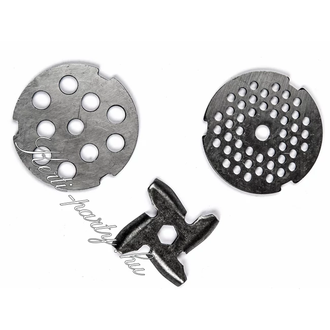 Olasz húsdaráló kés és rostély 3 darab