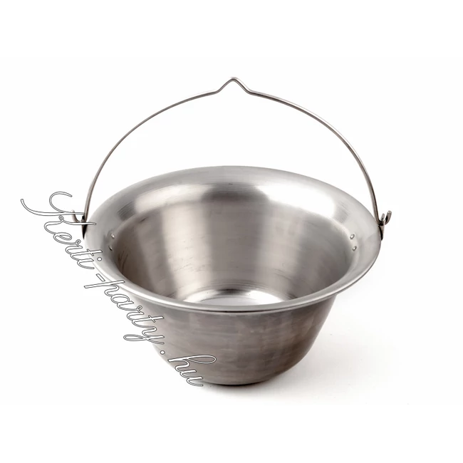 Rozsdamentes bogrács (1.2mm) 15 liter Rozsdamentes bogrács (1.2mm) 15 liter