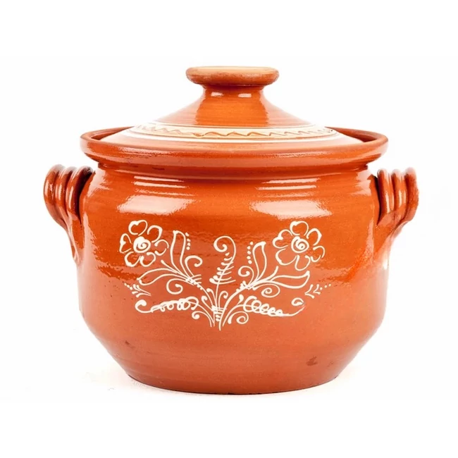 Káposztafőző cserépedény 8literes