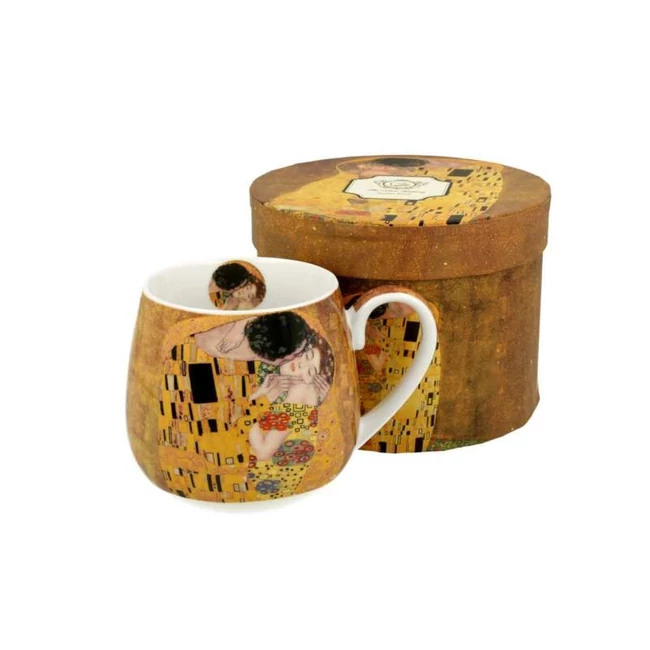 KLIMT KISS PORCELÁNBÖGRE 450 ML DÍSZDOBOZBAN