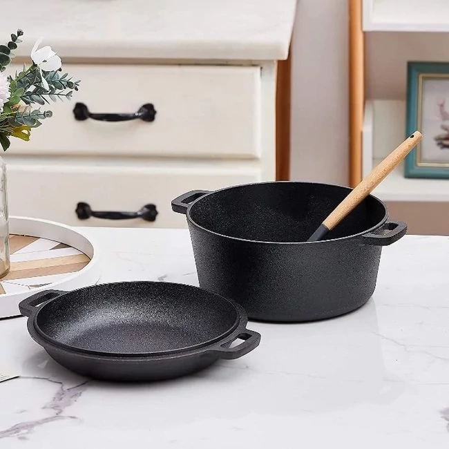 ÖNTÖTTVAS 2IN1 LÁBAS, SZELETSÜTŐ FEDŐVEL 26 CM