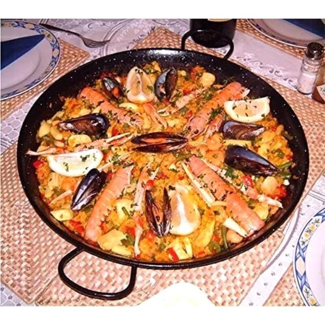 Zománcozott paella serpenyő 60 cm