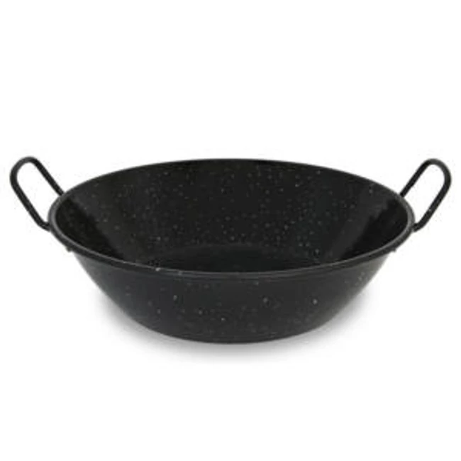 ZOMÁNCOZOTT MÉLY PAELLA SERPENYŐ 22 CM