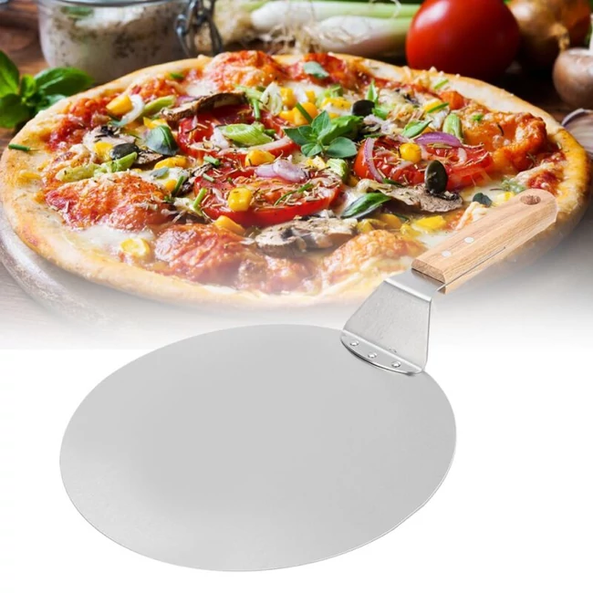Rozsdamentes Pizzalapát 25,5 cm