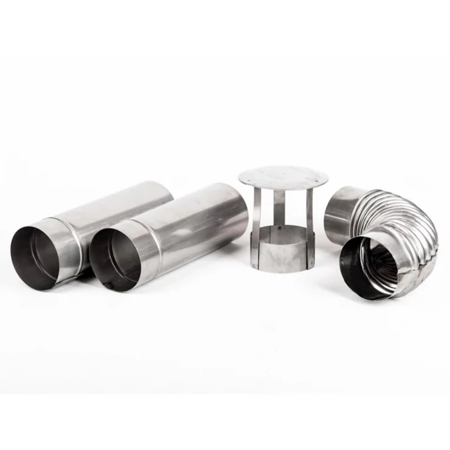 Rozsdamentes füstcső szett 4részes (108mm)