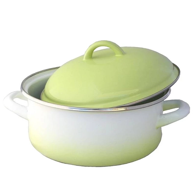 BONYHÁDI ZÖLD ZOMÁNCOZOTT LÁBAS 5.75 LITER