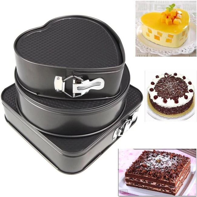 TORTAFORMA KÉSZLET (3 FORMA)
